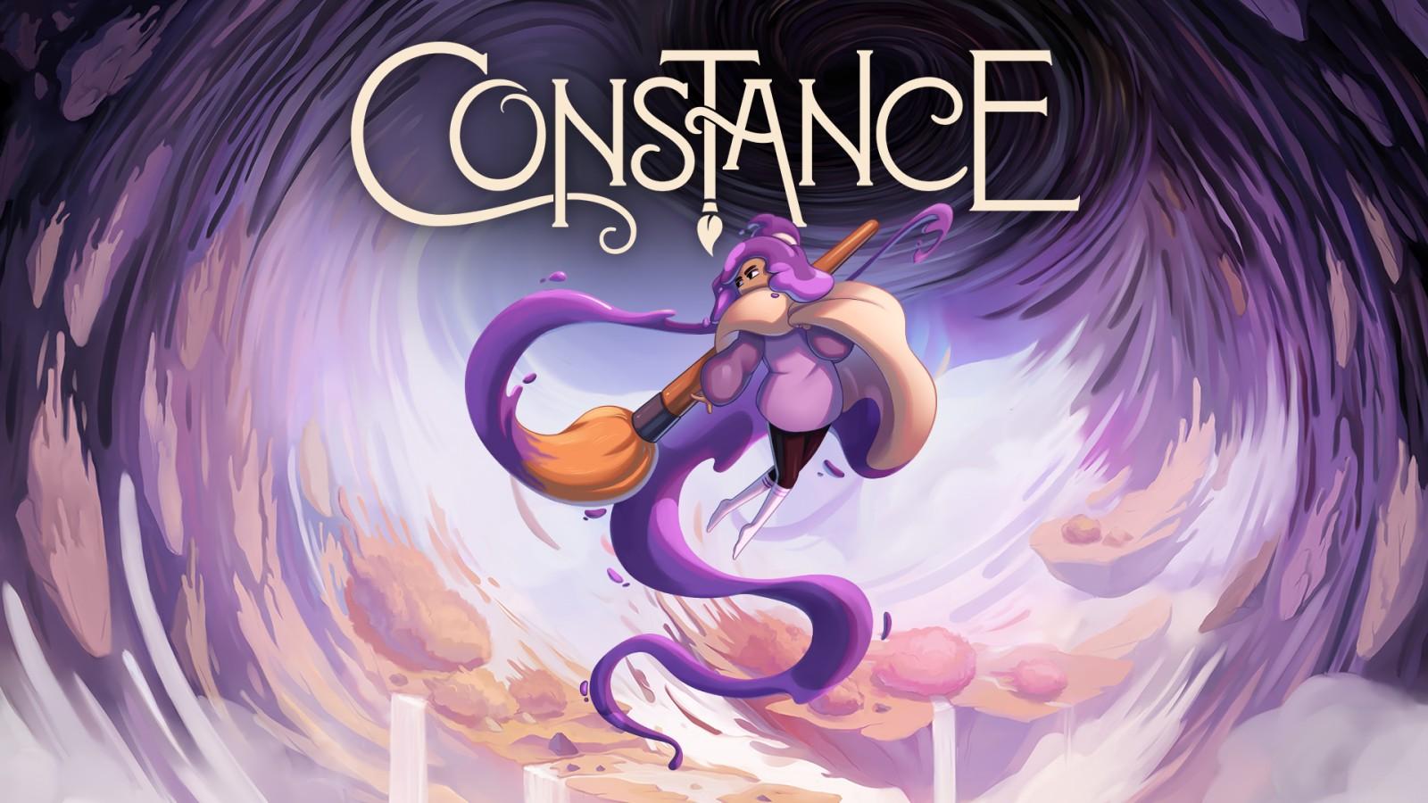 Grafika tytułowa gry "Constance".